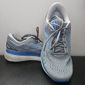 Brooks Glycerin 19 Running Shoes Mens 12 EE Gray Mesh Athletic Trainers